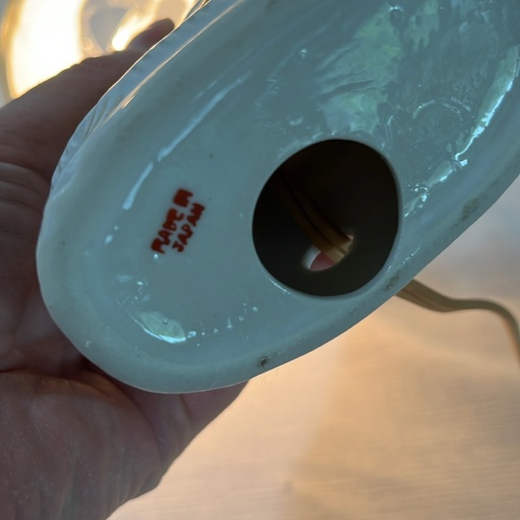 Vintage Boudoir Lamp - Figural Colonial Couple - Porcelain Occupied Japan - Picture 10 of 10